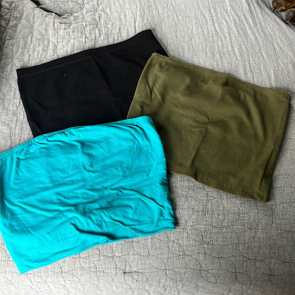 Strapless Tops (3 Pack)